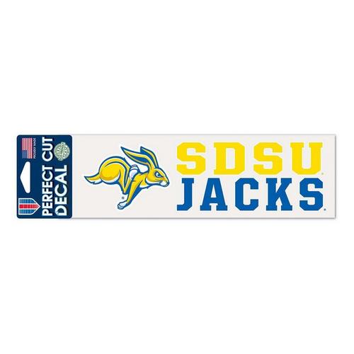 Wincraft South Dakota State Jackrabbits 3"x10" Perfect Cut Decal - Primary Image