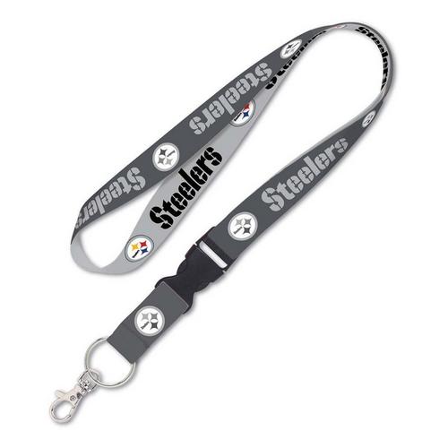 Wincraft Pittsburgh Steelers Charcoal Lanyard - Primary Image