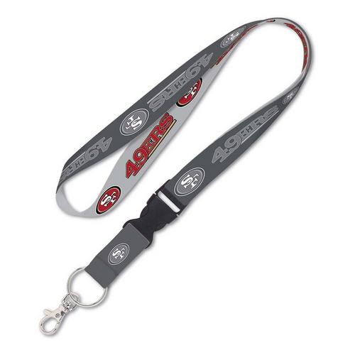 Wincraft San Francisco 49ers Charcoal Lanyard - Primary Image