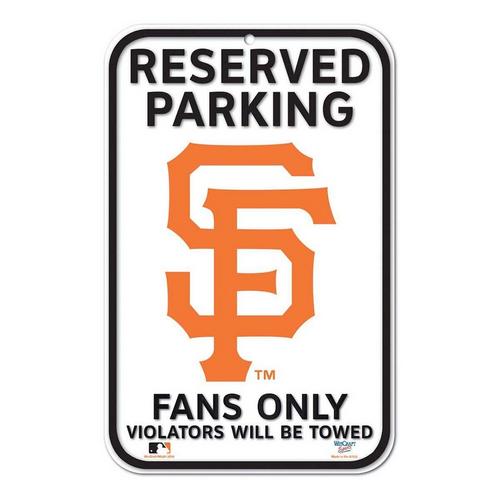Wincraft San Francisco Giants 11"x17" Reserved Parking Sign - Primary Image
