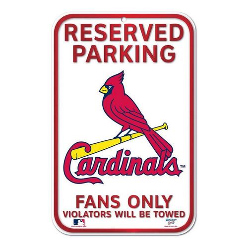Wincraft St. Louis Cardinals 11"x17" Reserved Parking Sign - Primary Image