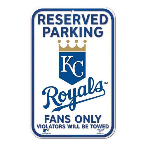 Wincraft Kansas City Royals 11"x17" Reserved Parking Sign - Primary Image