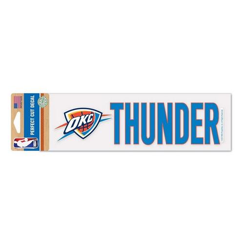 Wincraft Oklahoma City Thunder 3"x10" Perfect Cut Decal - Primary Image