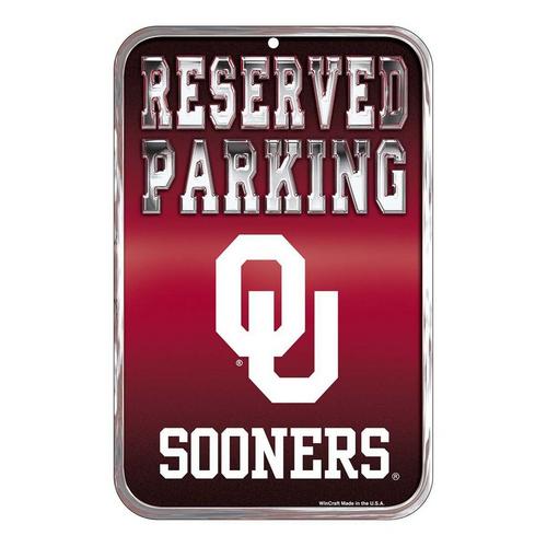 Wincraft Oklahoma Sooners 11"x17" Reserved Parking Sign - Primary Image