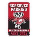 Wincraft Wisconsin Badgers 11"x17" Reserved Parking Sign - Thumbnail 1 of 2