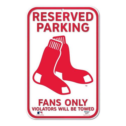 Wincraft Boston Red Sox 11"x17" Reserved Parking Sign - Primary Image
