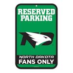 Wincraft North Dakota Fighting Hawks 11"x17" Reserved Parking Sign - Thumbnail 1 of 2