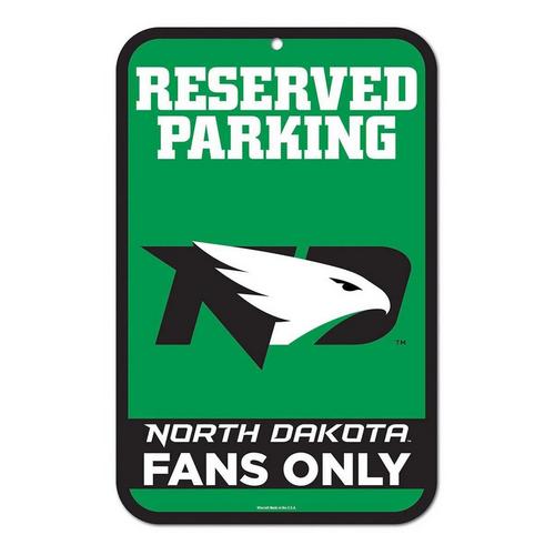 Wincraft North Dakota Fighting Hawks 11"x17" Reserved Parking Sign - Primary Image