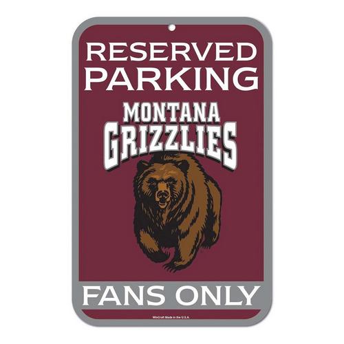 Wincraft Montana Grizzlies 11"x17" Reserved Parking Sign - Primary Image
