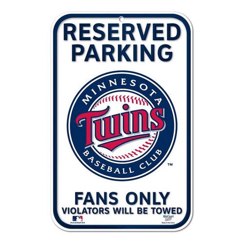 Wincraft Minnesota Twins 11"x17" Reserved Parking Sign - Primary Image