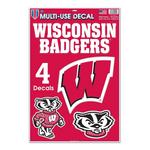 Wincraft Wisconsin Badgers 11"x17" Decal - Thumbnail 1 of 2