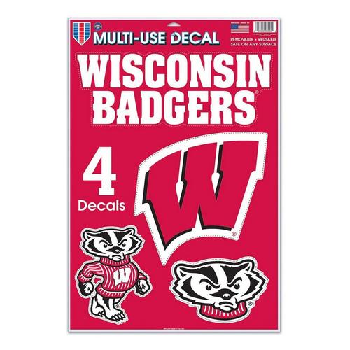 Wincraft Wisconsin Badgers 11"x17" Decal - Primary Image