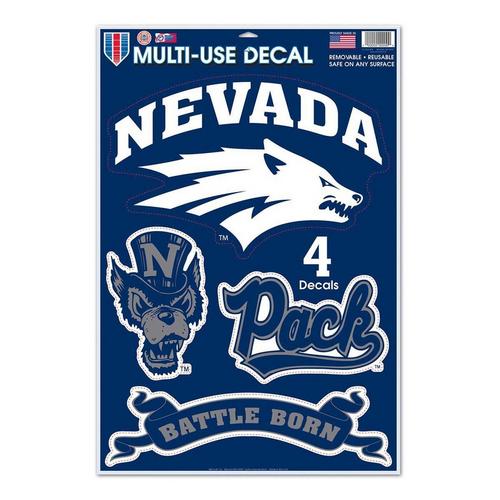 Wincraft Nevada Wolf Pack 11"x17" Decal - Primary Image
