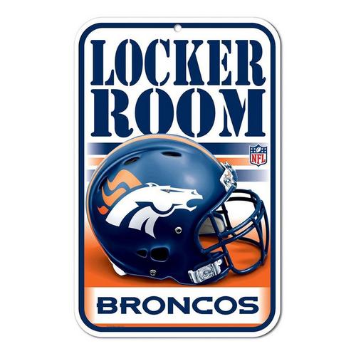 Wincraft Denver Broncos 11"x17" Locker Room Sign - Primary Image