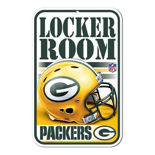 Wincraft Green Bay Packers 11"x17" Locker Room Sign - Primary Image