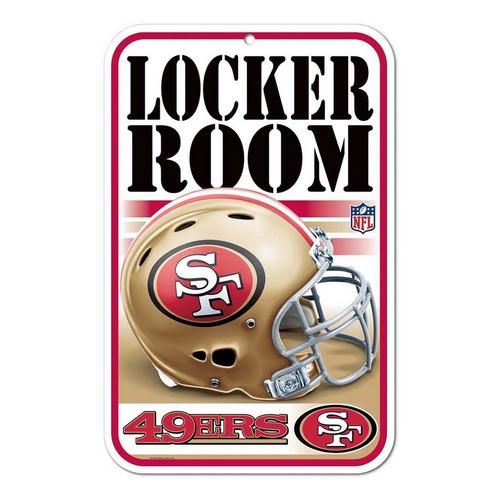 Wincraft San Francisco 49ers 11"x17" Locker Room Sign - Primary Image