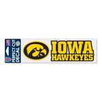 Wincraft Iowa Hawkeyes 3"x10" Perfect Cut Decal - Thumbnail 1 of 2