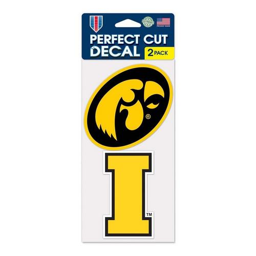 Wincraft Iowa Hawkeyes 4"x8" Perfect Cut Decal - Primary Image