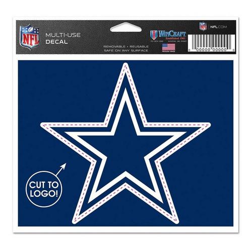 Wincraft Dallas Cowboys 5"x6" Multi Use Decal - Primary Image