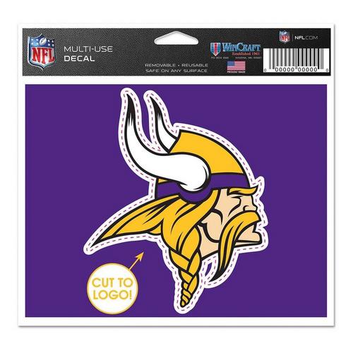 Wincraft Minnesota Vikings 5"x6" Multi Use Decal - Primary Image