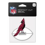Wincraft Arizona Cardinals Retro Logo 4"x4" Decal - Thumbnail 1 of 2