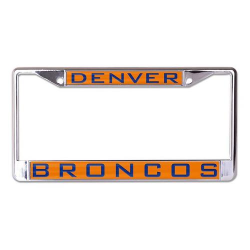 Wincraft Denver Broncos Classic Metal License Plate Frame - Primary Image
