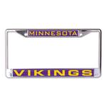 Wincraft Minnesota Vikings Classic Metal License Plate Frame - Thumbnail 1 of 2