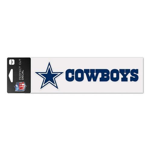 Wincraft Dallas Cowboys 3"x10" Perfect Cut Decal - Primary Image