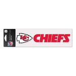 Wincraft Kansas City Chiefs 3"x10" Perfect Cut Decal - Thumbnail 1 of 2