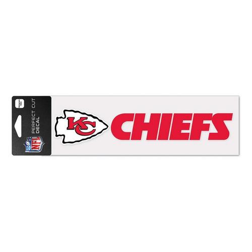 Wincraft Kansas City Chiefs 3"x10" Perfect Cut Decal - Primary Image