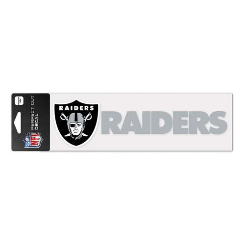 Wincraft Las Vegas Raiders 3"x10" Perfect Cut Decal - Primary Image