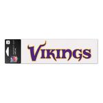 Wincraft Minnesota Vikings 3"x10" Perfect Cut Decal - Thumbnail 1 of 2