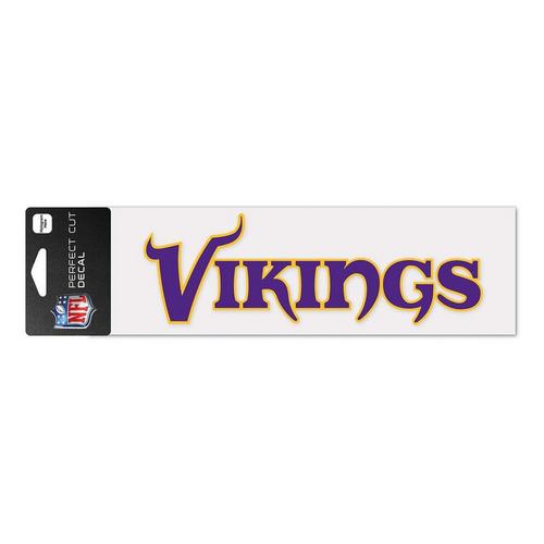 Wincraft Minnesota Vikings 3"x10" Perfect Cut Decal - Primary Image