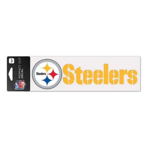 Wincraft Pittsburgh Steelers 3"x10" Perfect Cut Decal - Primary Image