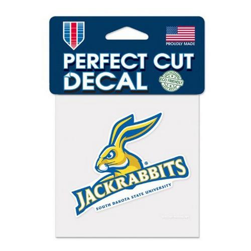 Wincraft South Dakota State Jackrabbits Perfect Cut 4"x4" Decal - Primary Image