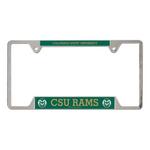Wincraft Colorado State Rams Metal License Plate Frame - Thumbnail 1 of 2