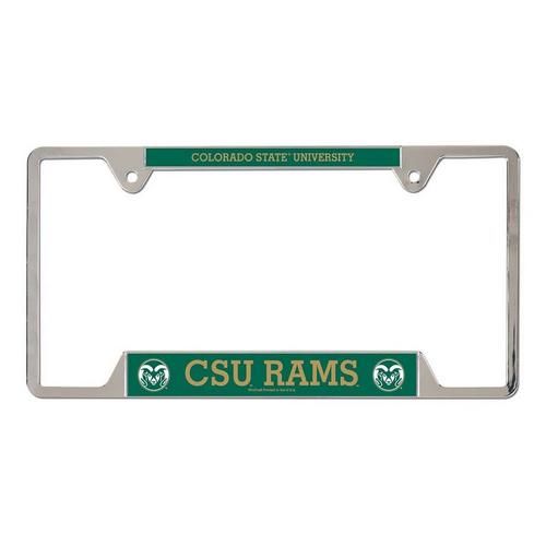 Wincraft Colorado State Rams Metal License Plate Frame - Primary Image