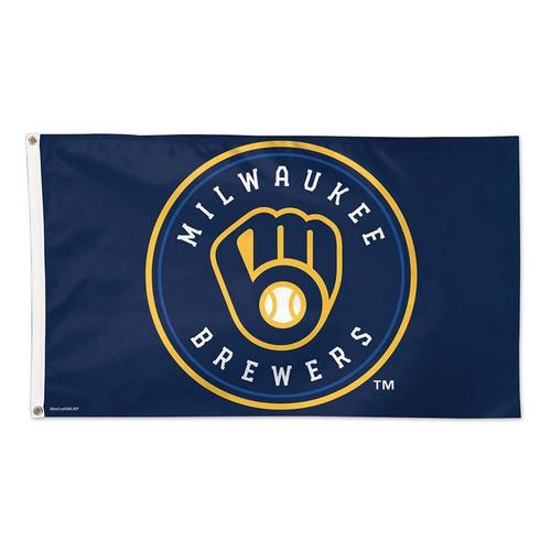 Wincraft Milwaukee Brewers 3'x5' Deluxe Flag - Primary Image