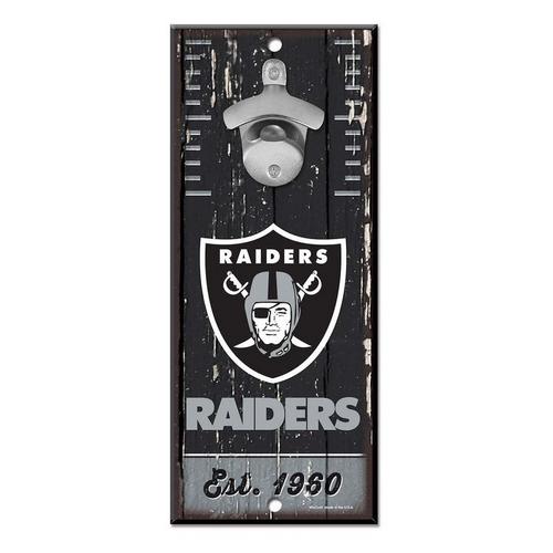 Wincraft Las Vegas Raiders 5"x11" Bottle Opener Sign - Primary Image