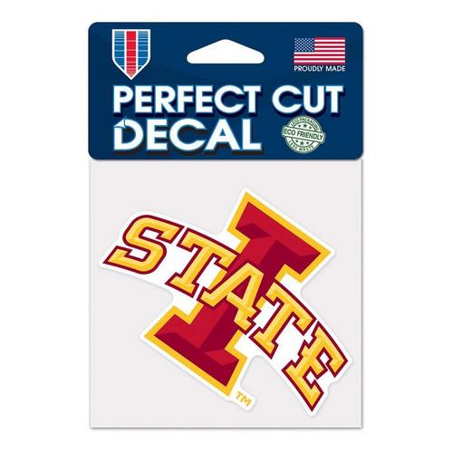 Wincraft Iowa State Cyclones 4"x4" Perfect Cut Decal - Primary Image
