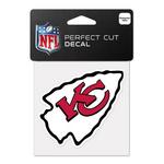 Wincraft Kansas City Chiefs Logo 4"x4" Perfect Cut Decal - Thumbnail 1 of 3