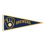 Wincraft Milwaukee Brewers 12"x30" Classic Carded Pennant - Thumbnail 1 of 2