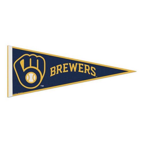 Wincraft Milwaukee Brewers 12"x30" Classic Carded Pennant - Primary Image