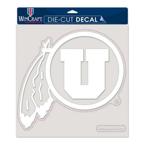 Wincraft Utah Utes 8"x8" Perfect Cut Decal - Primary Image