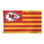Wincraft Kansas City Chiefs 3'x5' Stars & Stripes Flag - Thumbnail 1 of 2