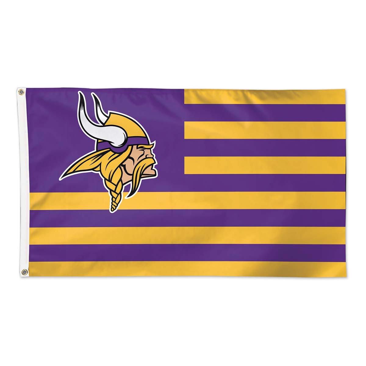 Wincraft Minnesota Vikings 3'x5' Stars & Stripes Flag