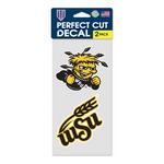 Wincraft Wichita State Shockers Perfect Cut 2-Pack Decal - Thumbnail 1 of 3