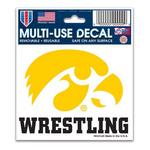 Wincraft Iowa Hawkeyes Wrestling 3"x4" Multi Use Decal - Thumbnail 1 of 2