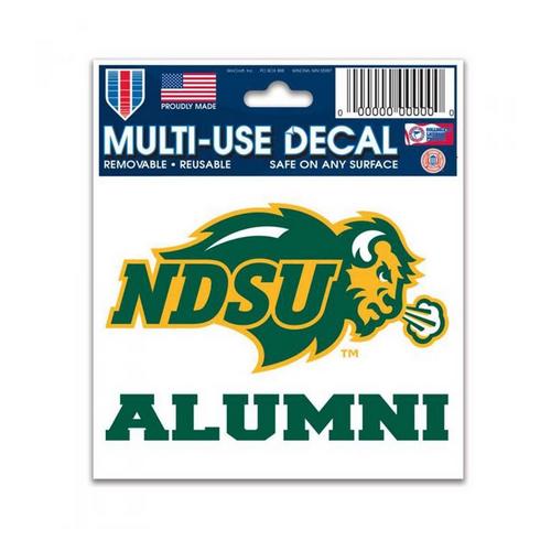 Wincraft North Dakota State Bison Alumni 3"x4" Decal - Primary Image