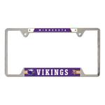 Wincraft Minnesota Vikings Metal License Plate Frame - Thumbnail 1 of 2